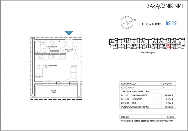 Apartament nr. B2.12